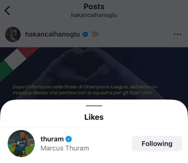 众豪配资 对号入座？小图拉姆点赞恰尔汗奥卢反击声明 老马点名点错了