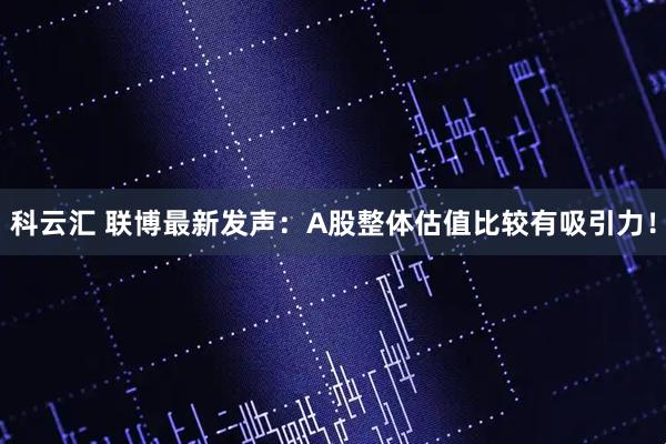 科云汇 联博最新发声：A股整体估值比较有吸引力！